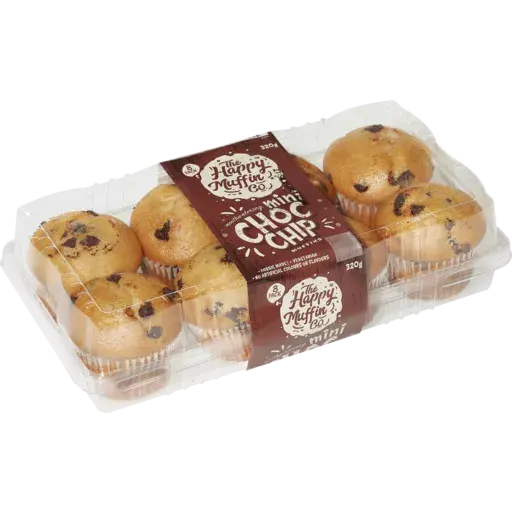 H/Muf Muffn Min C/Chip 8pk