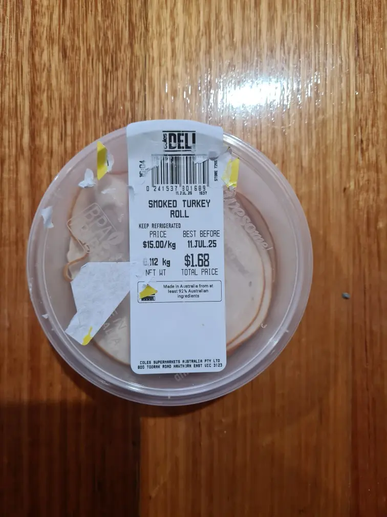 Smoked Turkey Roll