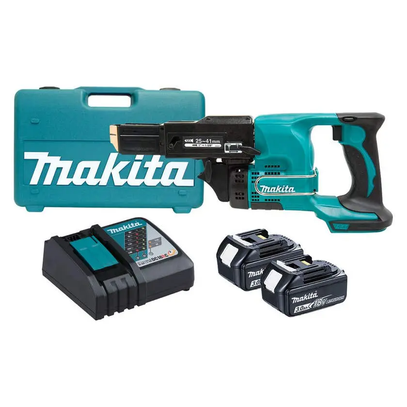 Makita LI-ION Screwdriver 18V Autofeed
