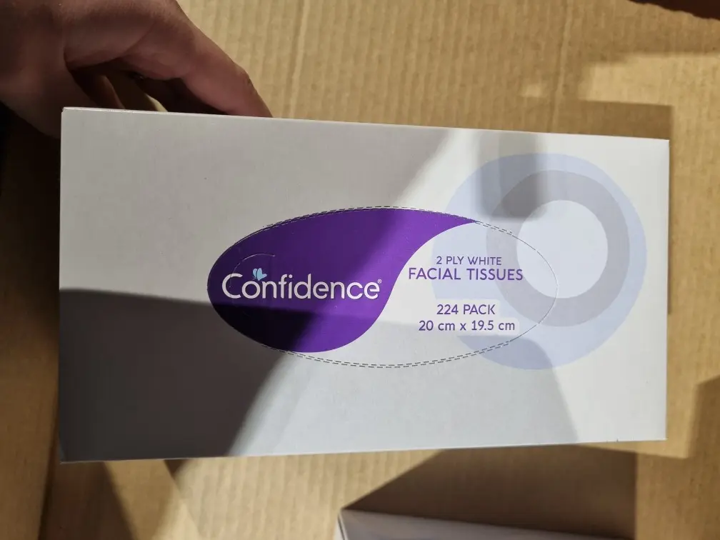 Confidence 2 Ply Facial Tissues 224 Pack