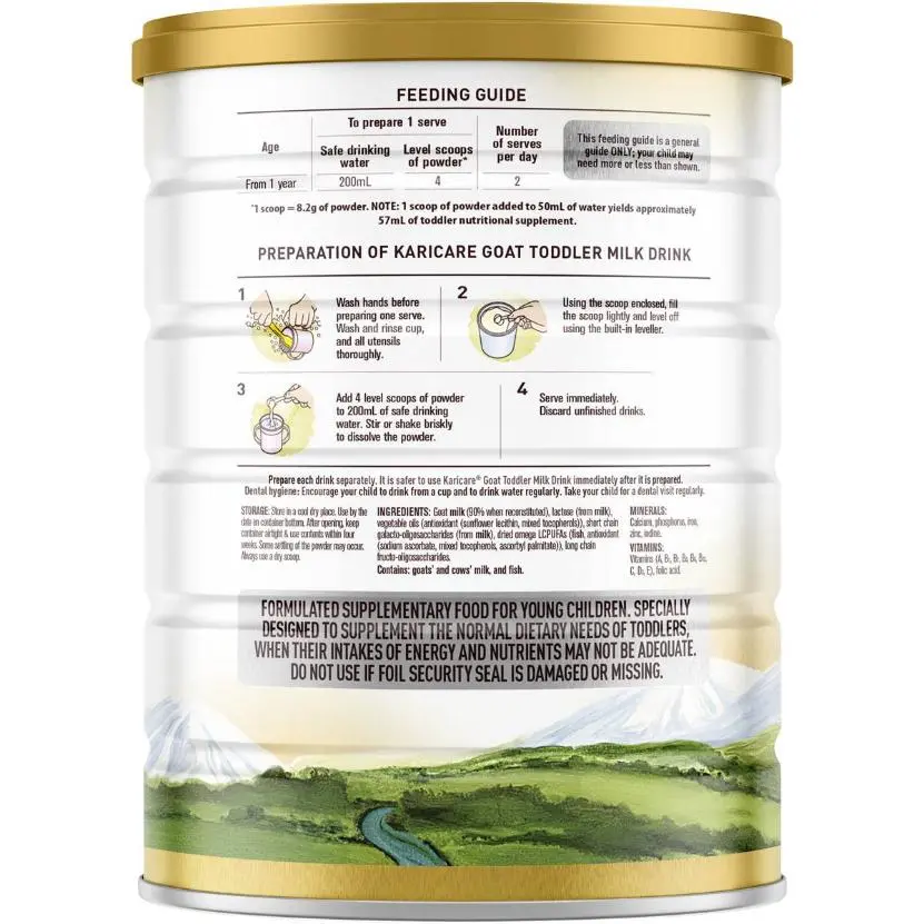 Karicare Goat Milk Toddler Milk Drink 900g
