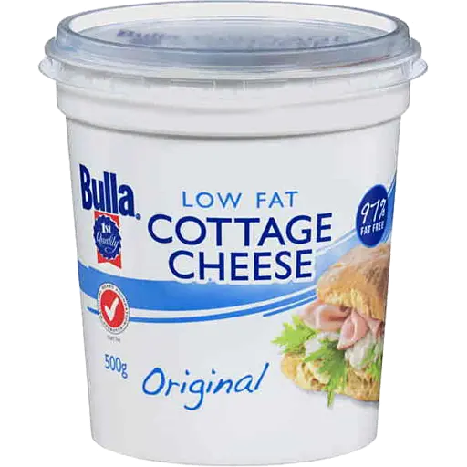 Bulla High Protein Cottage Cheese Original 500gm