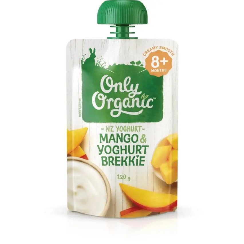 Only Organic Baby Food Mango & Yoghurt Brekkie 120 g
