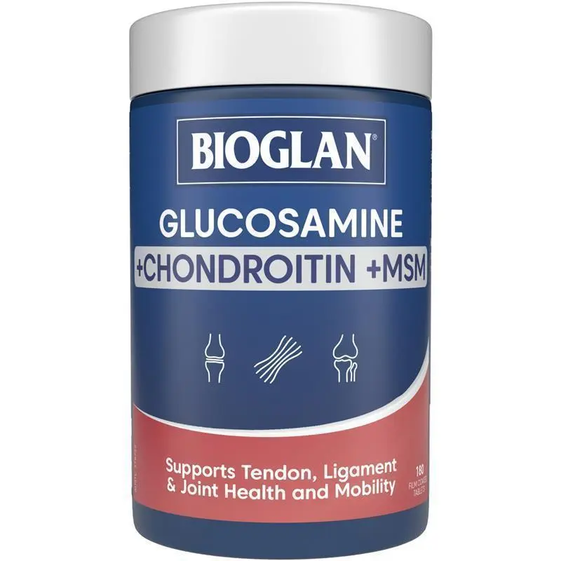 BIOGLAN GLUCOSAMINE+CHOND+MSM 180S