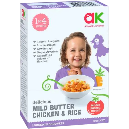 Annabel Karmel Mild Butter Chicken & Rice 200g