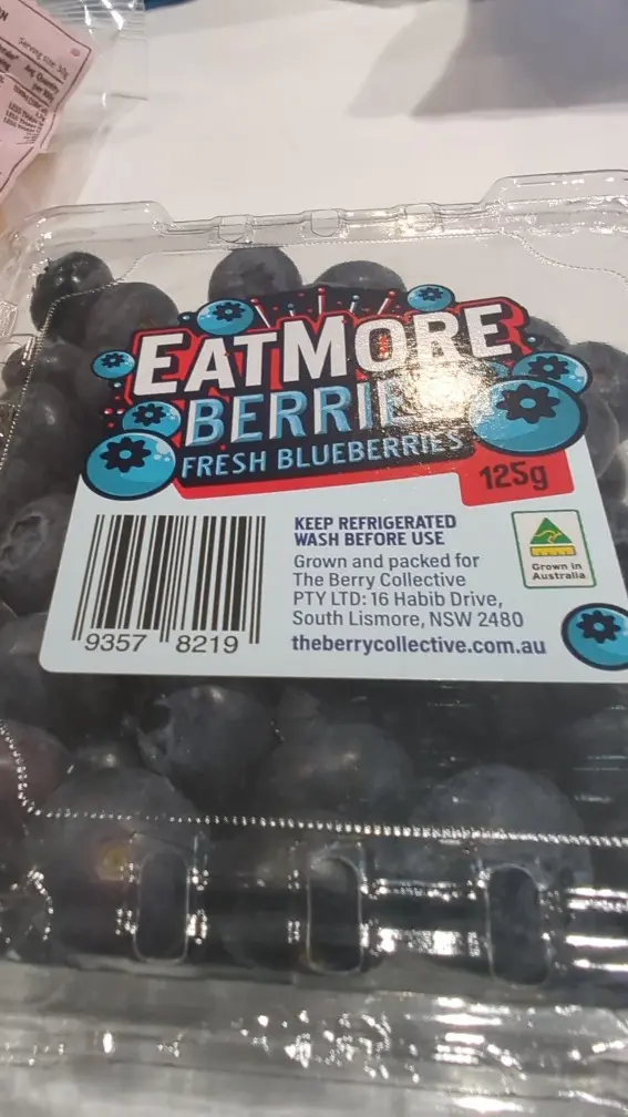 Eatmore Berries Fresh Blueberries 125g