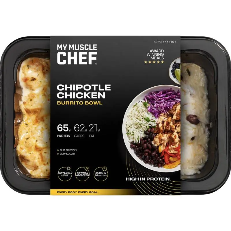 My Muscle Chef Chipotle Chicken Burrito Bowl 450g