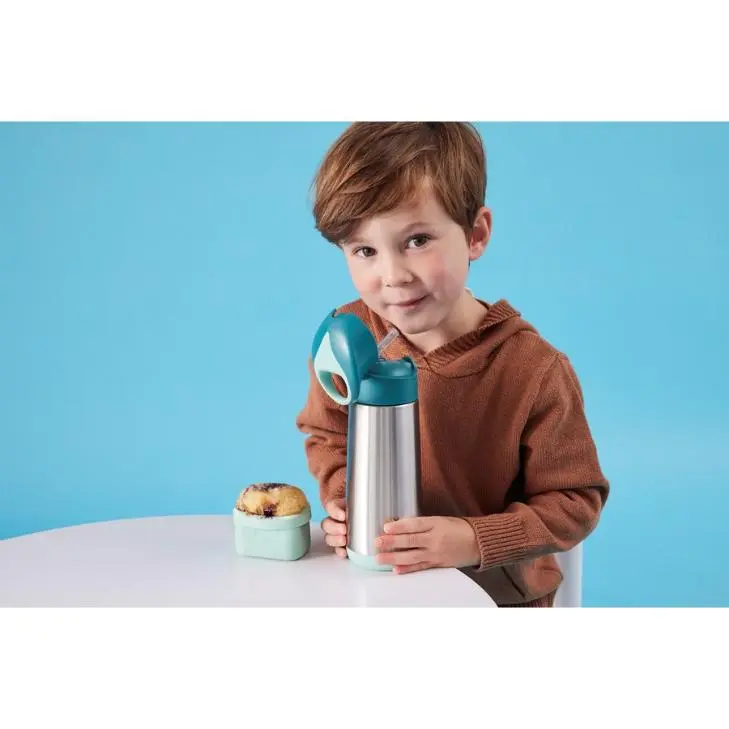 b.box Insulated Drink Bottle Straw Top 500ml