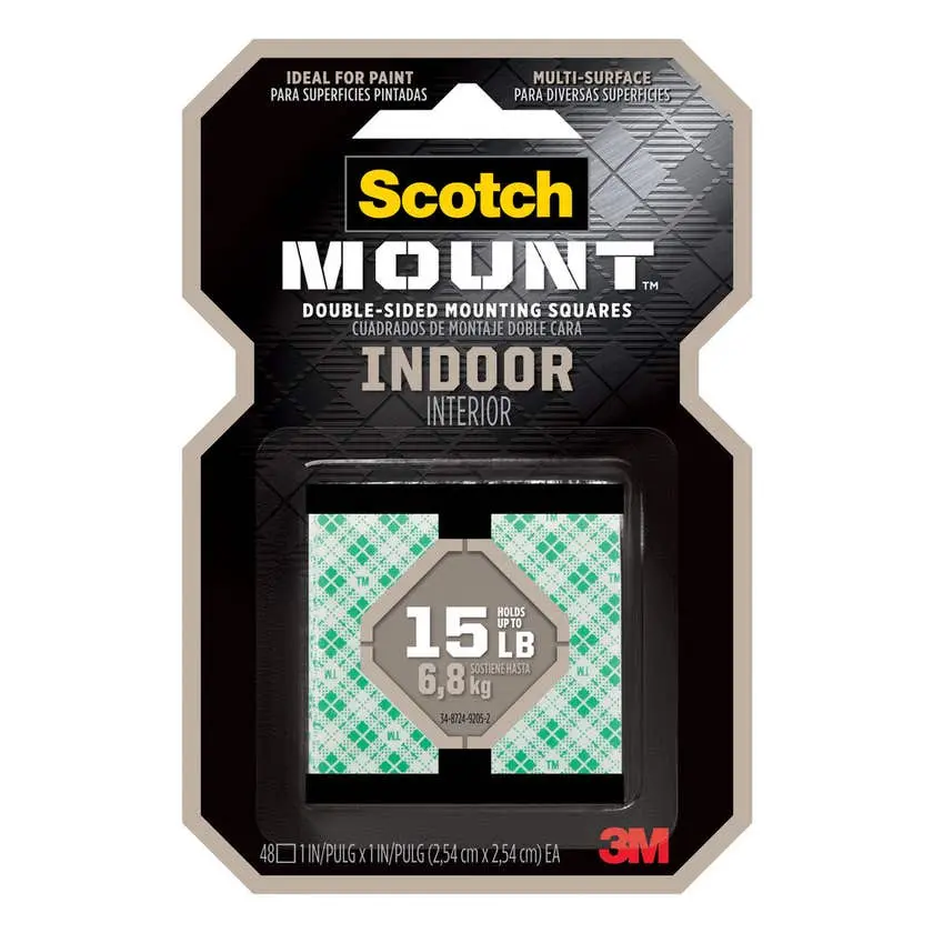 Scotch Indoor Mounting Squares 2.5cm x 2.5cm
