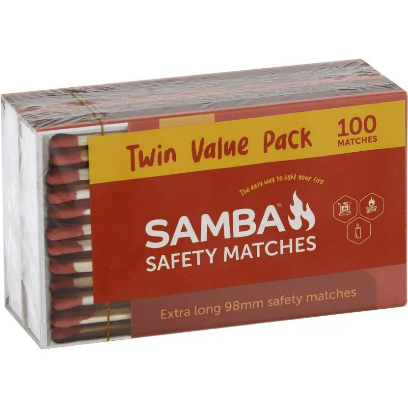 Samba Extra Long Matches Twin Value Pack