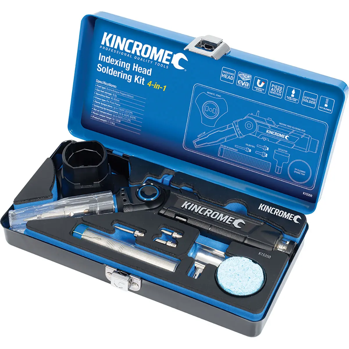 Kincrome 4in 1 Index Soldering Kit 10pce