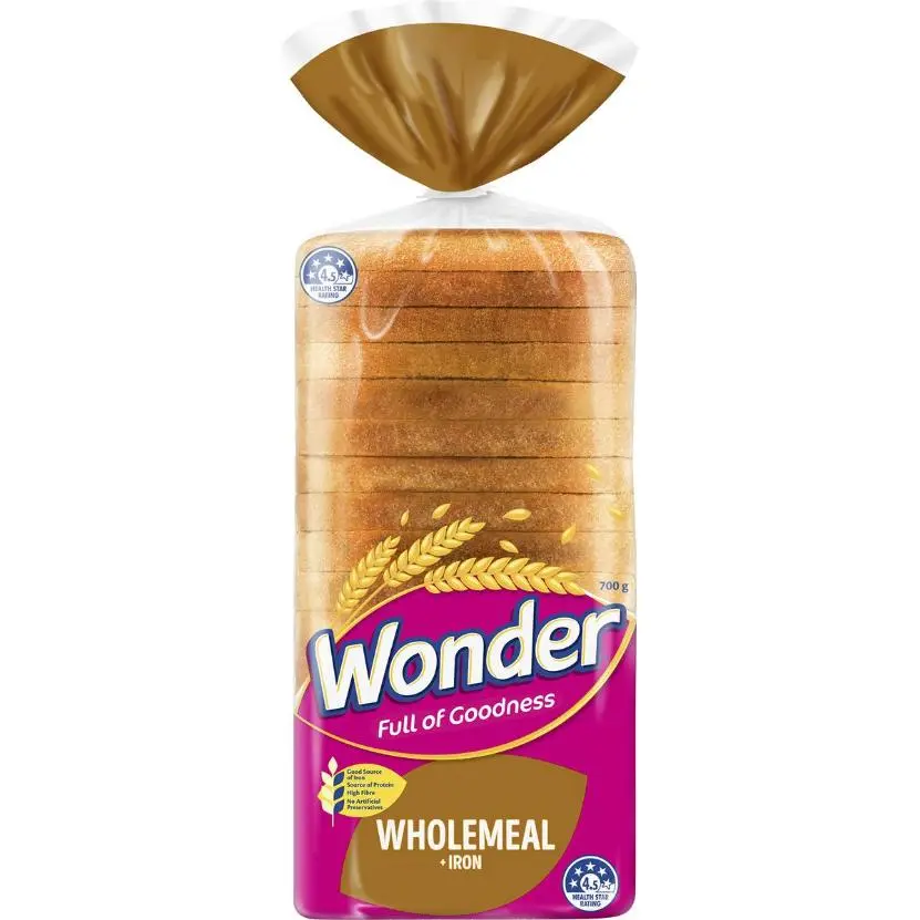Wonder Loaf Wholemeal Iron 700 g