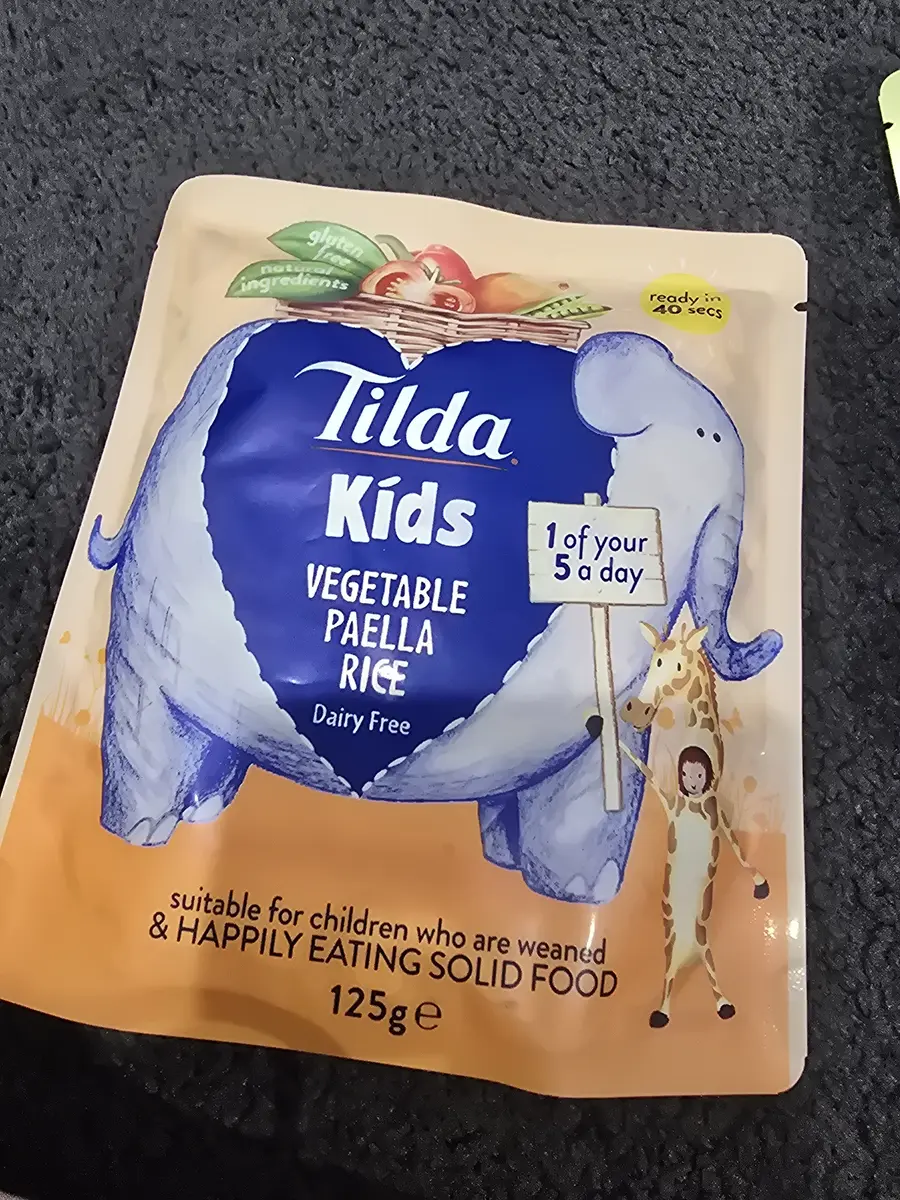 Tilda Kids Rice Vegetable Paella 125g