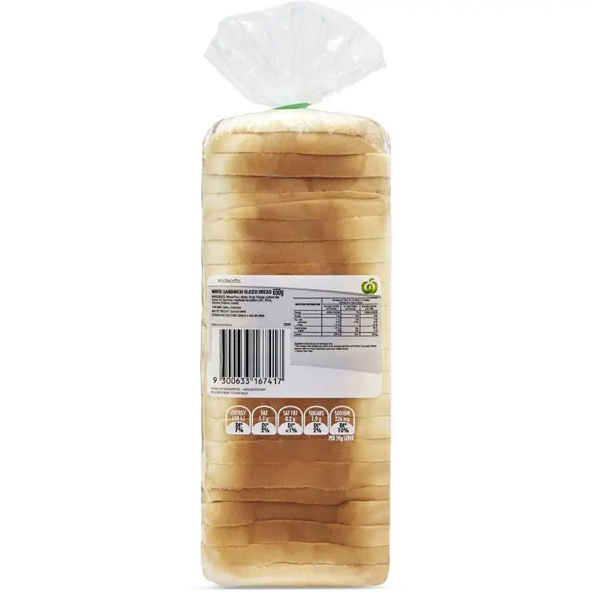 Woolworths Bread White 650g