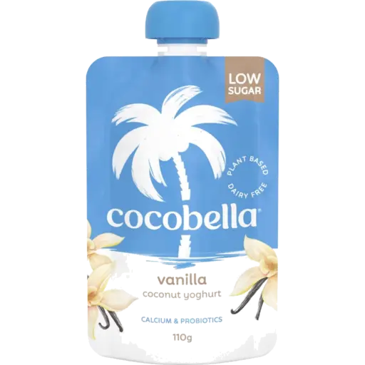 Cocobella Coconut Yoghurt Pouch Vanilla 110g