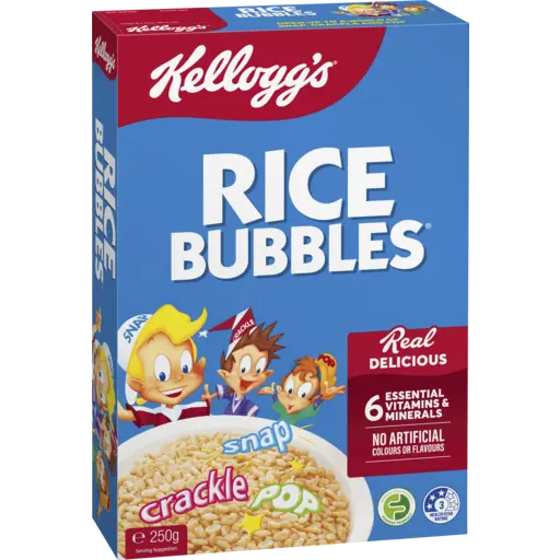 Kellogg's Rice Bubbles Cereal 250g