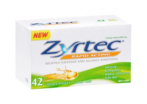 Zyrtec Liquid Capsules 42s