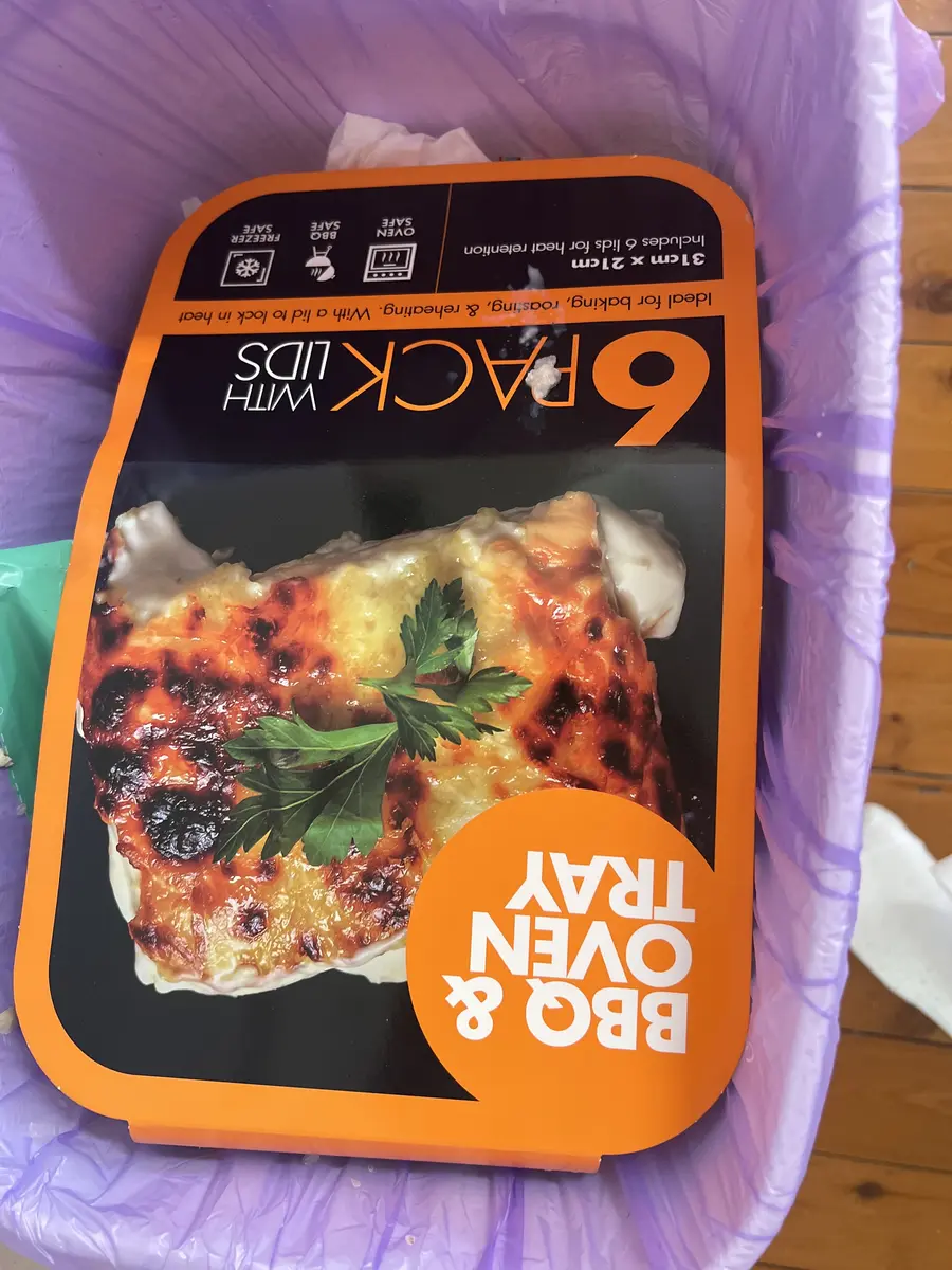 Foil Tray with Lid 6 Pack