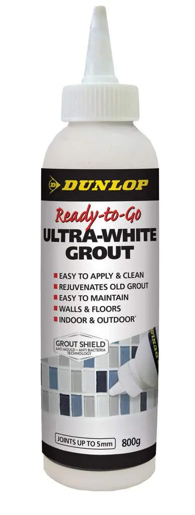 Dunlop Ready To Go Ultra White Grout 800g