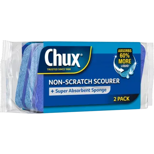 CHUX SCOURER SPONGE ALL PURPOSE 2EA