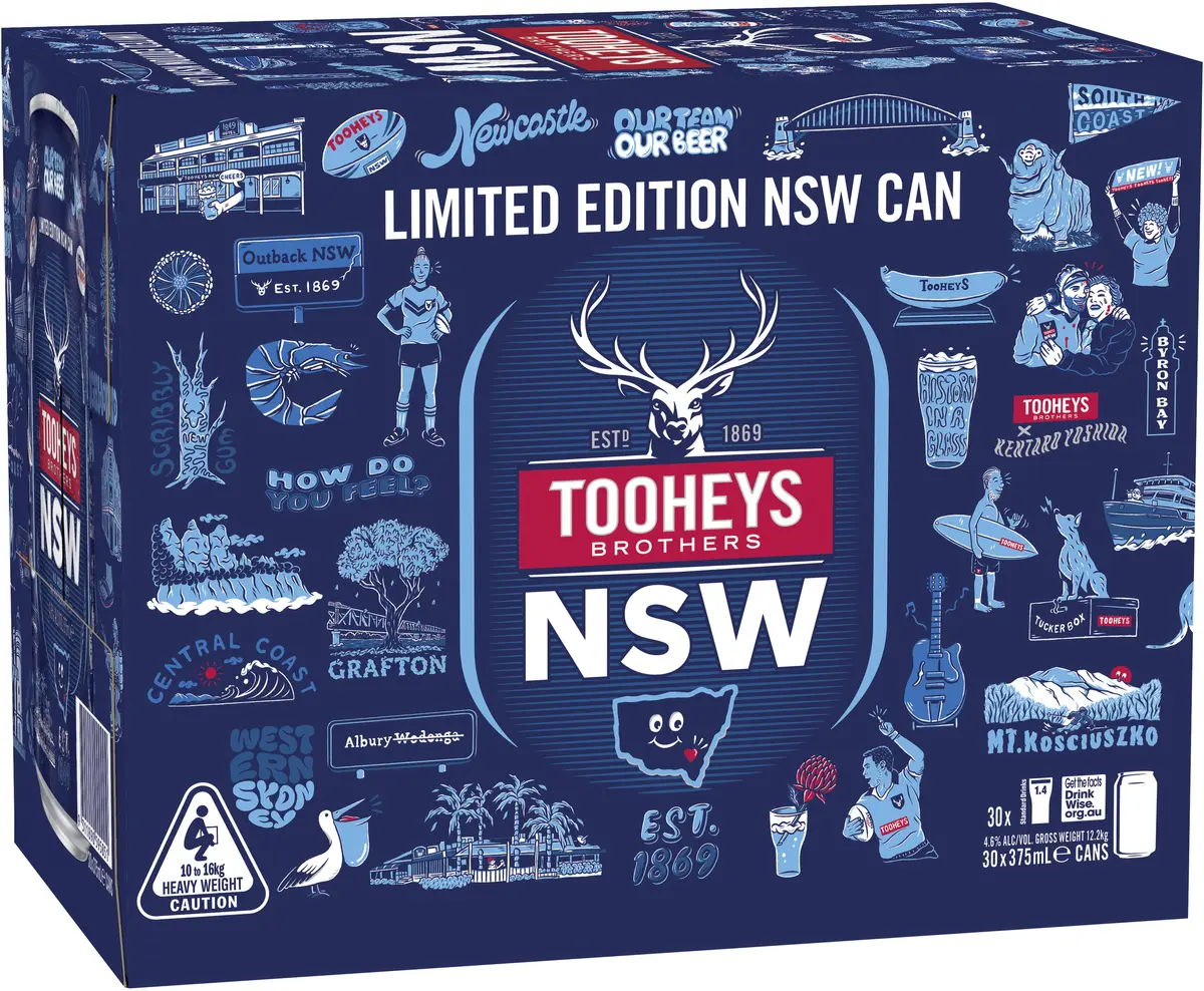 Tooheys New Lager Cans