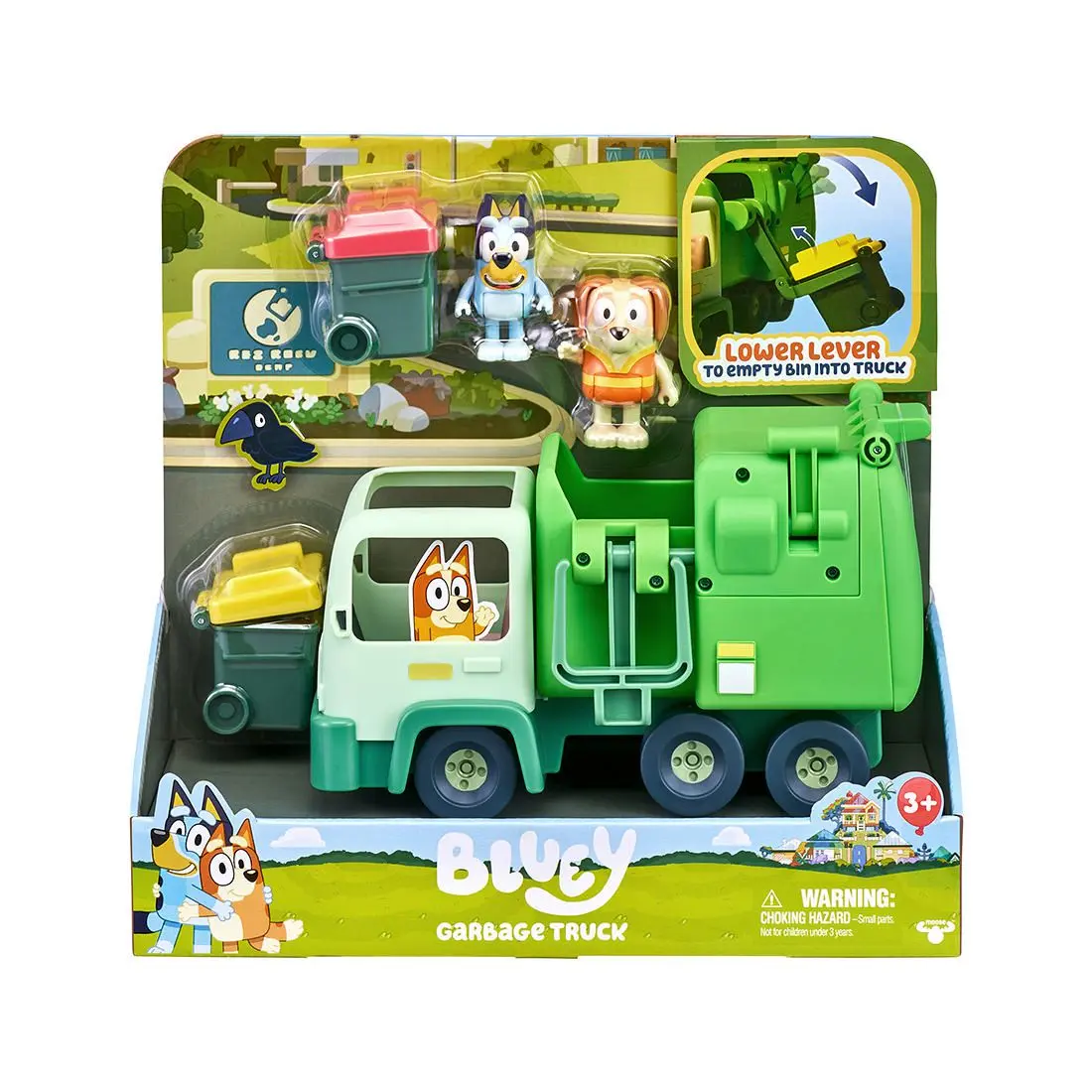Bluey Garbage Truck Playset