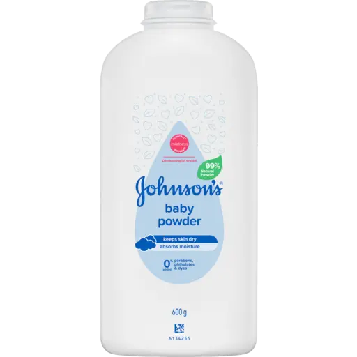 Johnson's Baby Pure Cornstarch Powder 600g