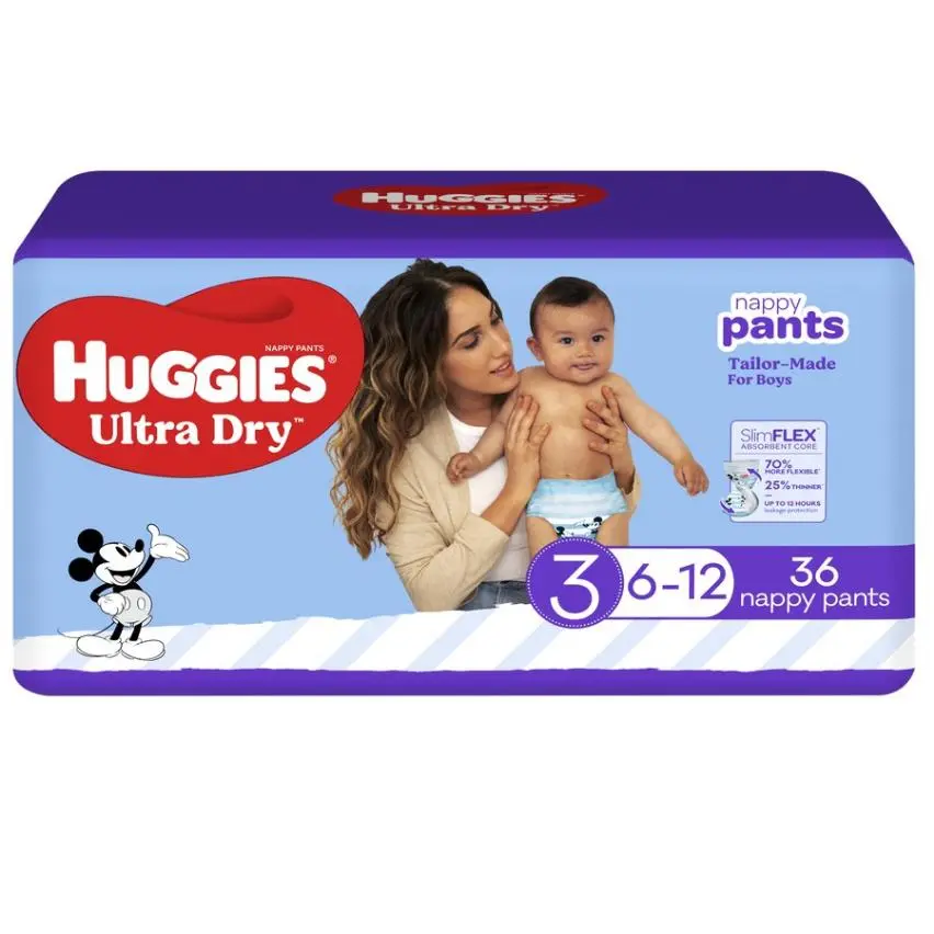 HUGGIES DIAPER PANTS CRAWLER SIZE 3