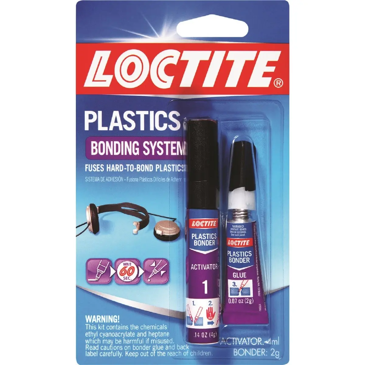 Loctite Super Glue Plastic Bonder 2g
