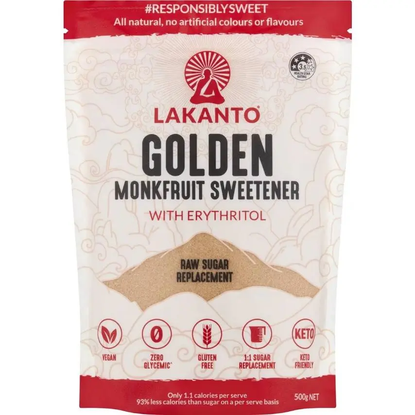 Lakanto Monkfruit Golden Sweetener 500g