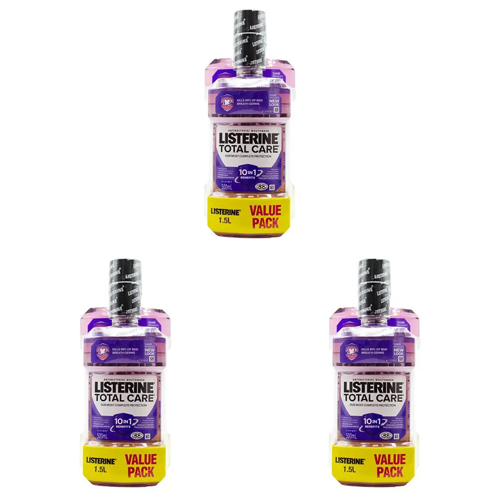 Listerine Total Care 1L+500mL Value Pack