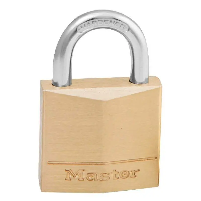 MASTER LOCK DIAMOND PADLOCK BRASS 30MM 1EA