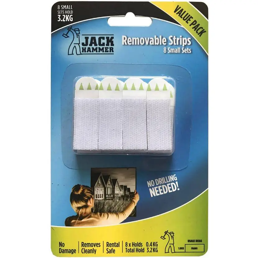 Jack Hammer Removable Strips Small