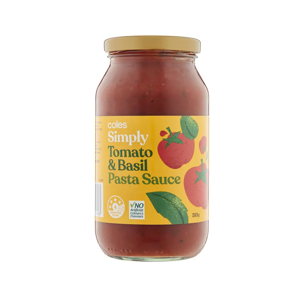 Simply Tomato Basil Pasta Sauce
