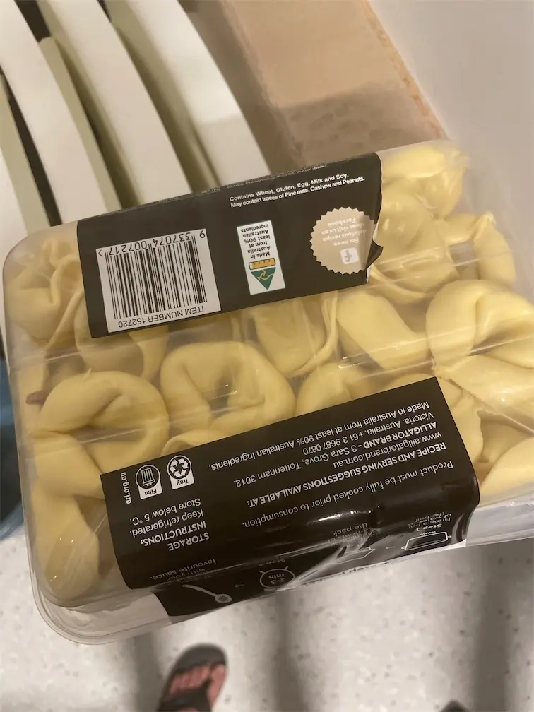 Braised Wagyu Beef Tortellini 2x400g