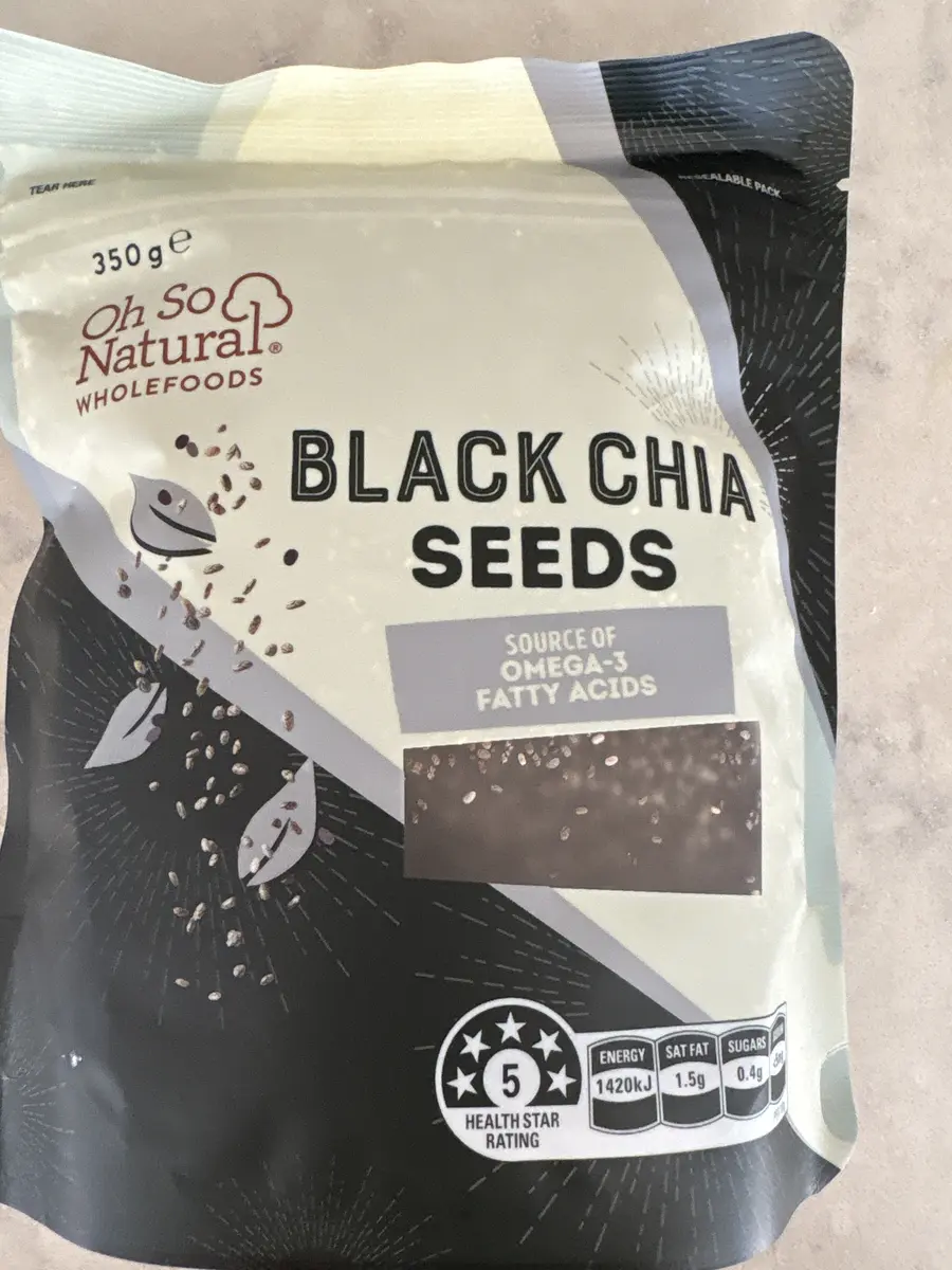 Black Chia Seeds 350g