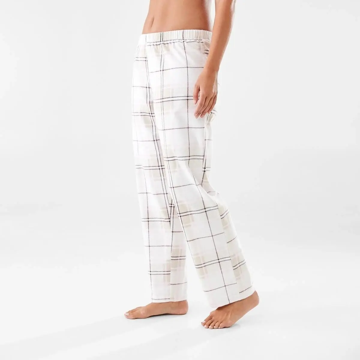 Printed Flannel Pants