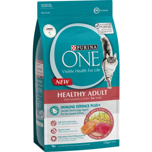 PURINA ONE ADULT SALMON AND TUNA 1.5KG