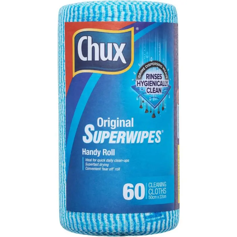 CHUX SUPERWIPES ROLL 60EA