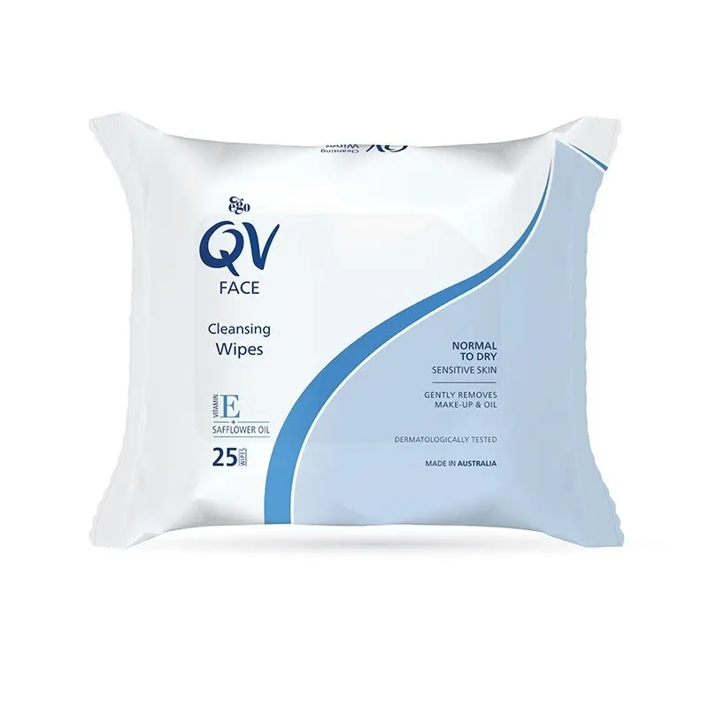 Ego QV Face Cleansing Wipes x 25pk