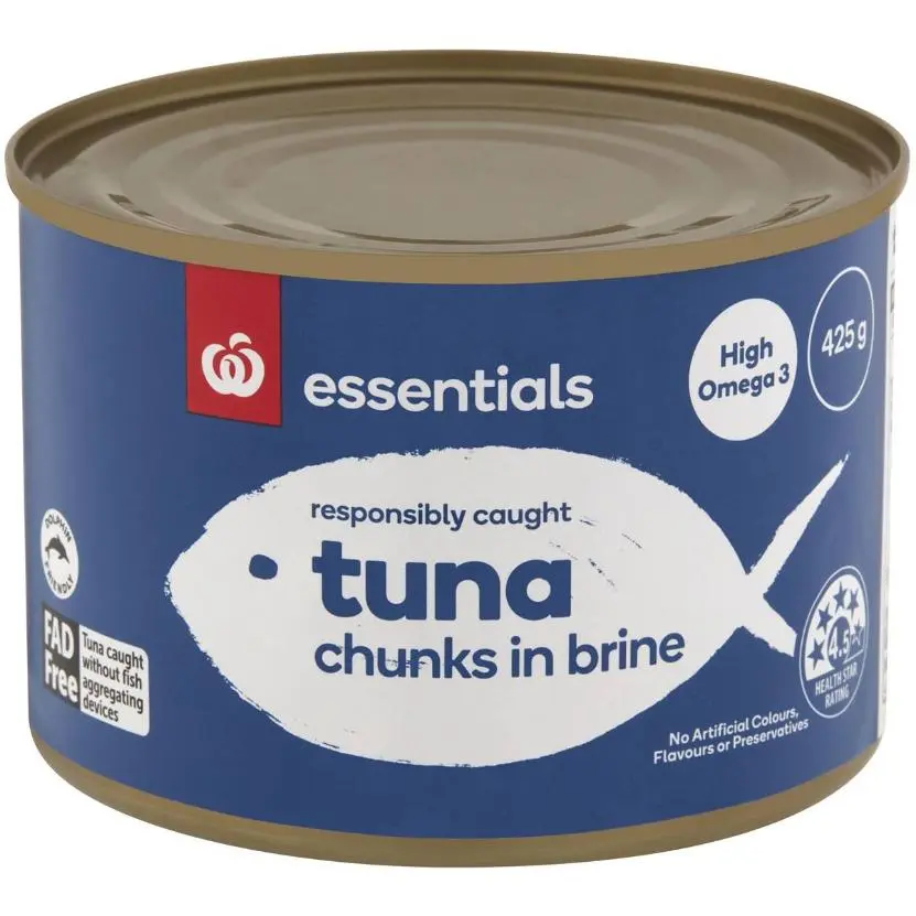 Essentials Tuna In Brine 425g