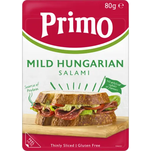 Primo Mild Hungarian Sliced Salami