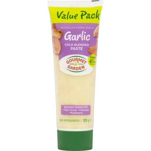 Gourmet Garden Garlic Value Pack Paste 120g
