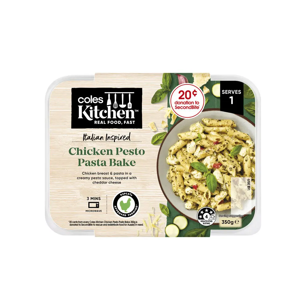 Kitchen Chicken Pesto Pasta Bake