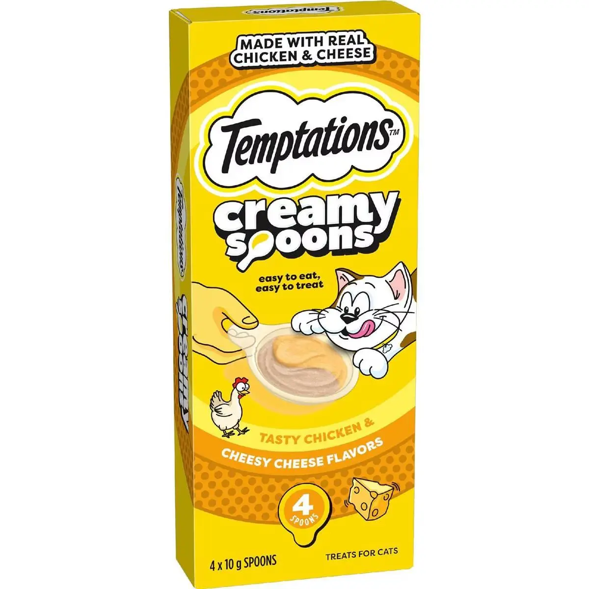TEMPTATIONS Spoons Chicken and Cheese 4x10g
