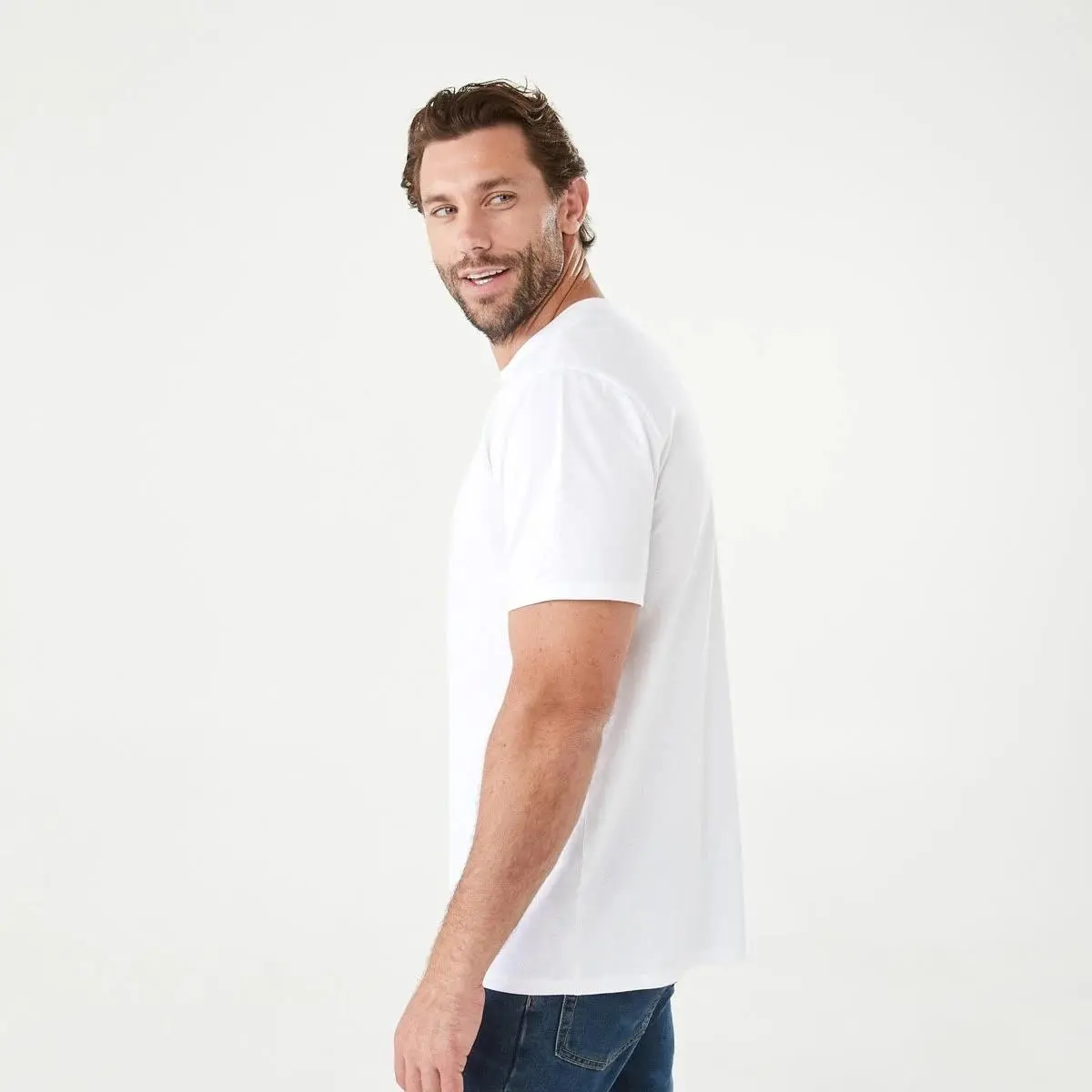 Plain Crew Neck Tee