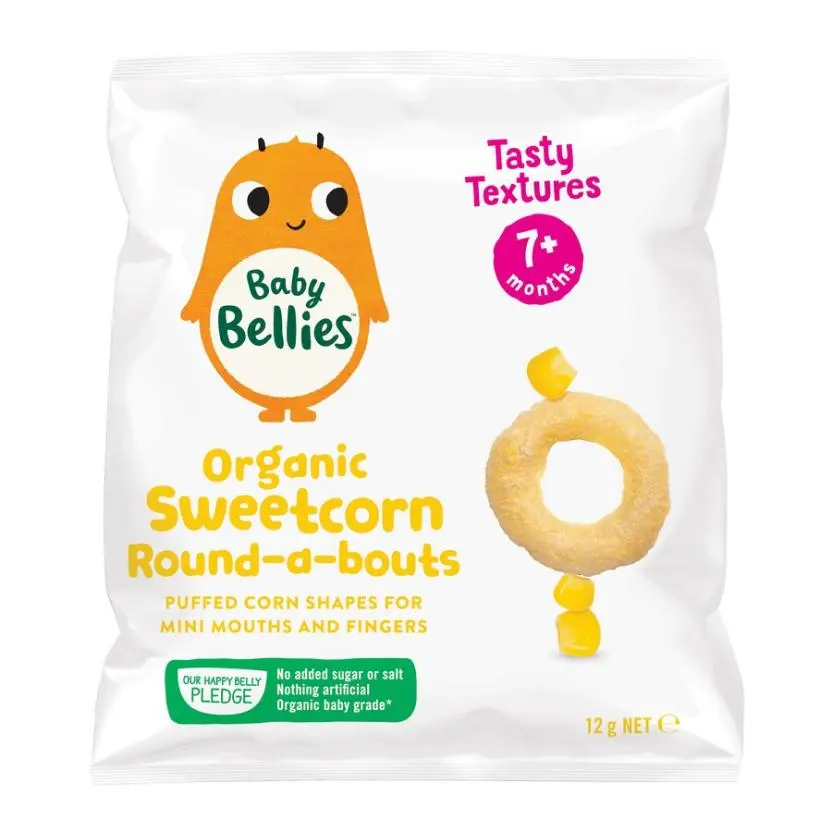 Little Bellies ROUND-A-BOUTS SWEETCORN 12g