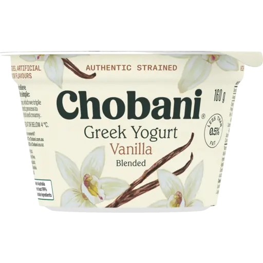 Chobani Vanilla Greek Yogurt 160g