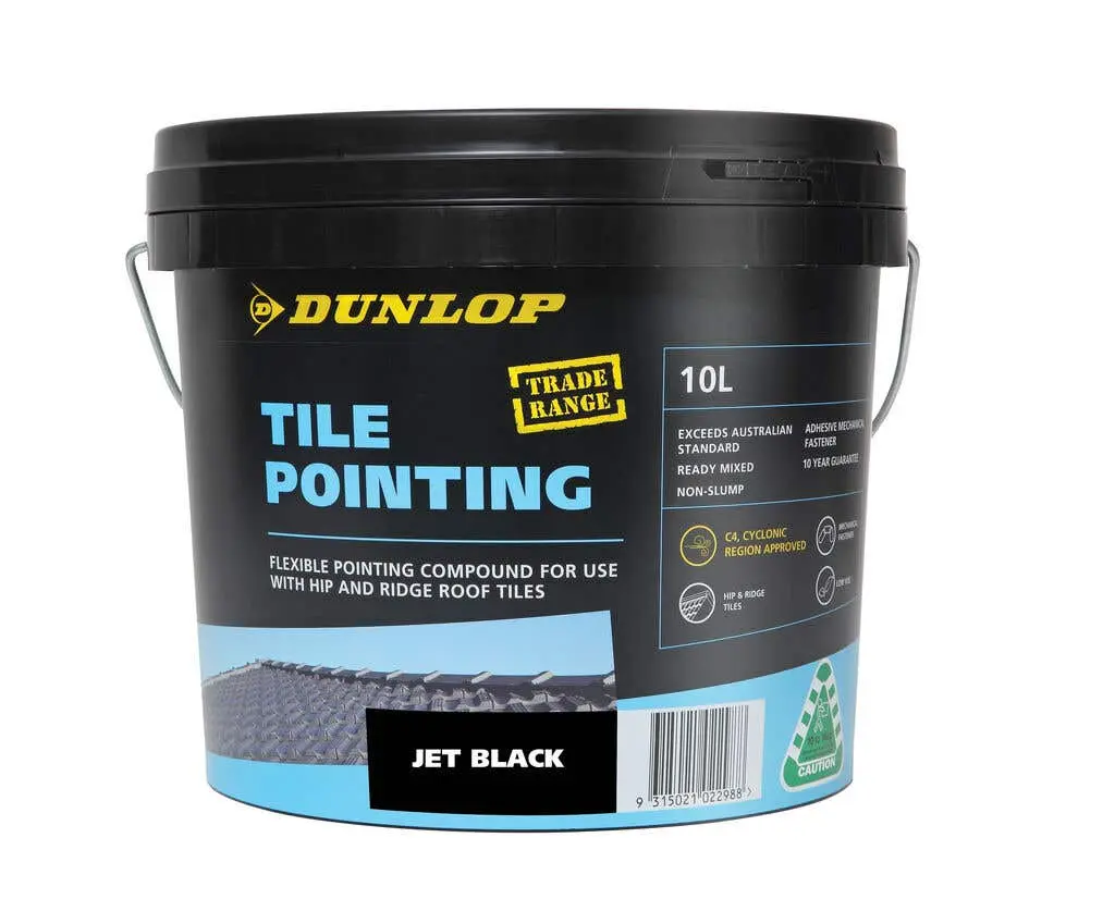 Dunlop Tile Pointing Jet Black 10L