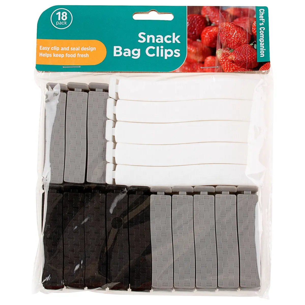 Sealing Clips Assorted Colours 18pk